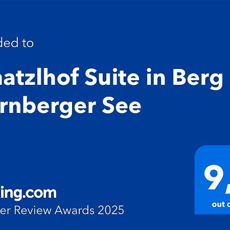 Schatzlhof Suite In Берг Экстерьер фото